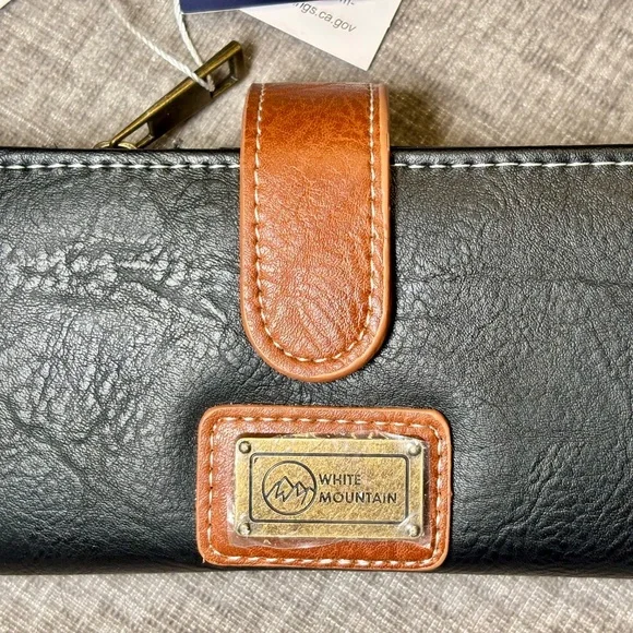 Stone Mountain Women’s Wallet Brand New Brown Black - Picture 9 of 9
